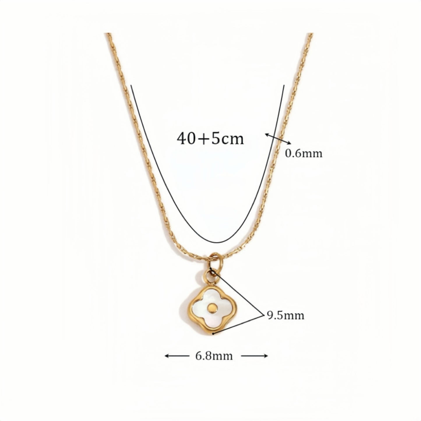 Mini Flower Shell Necklace