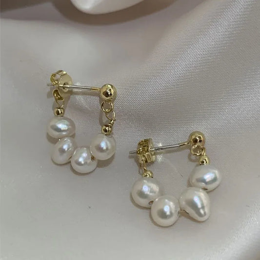 Irregular Pearl Earrings