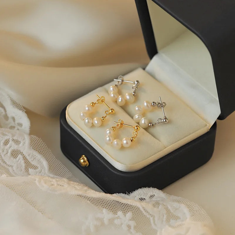 Irregular Pearl Earrings