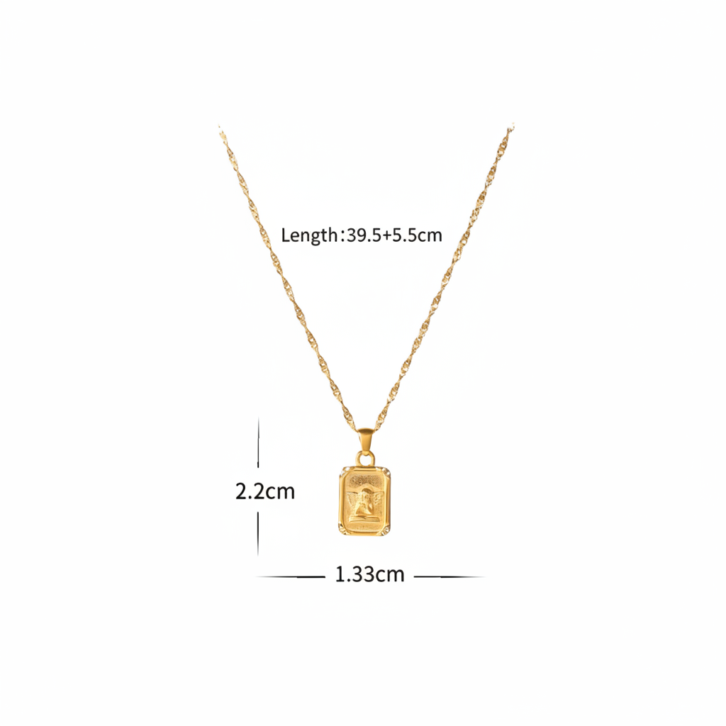 Angel Wing Pendant Necklace
