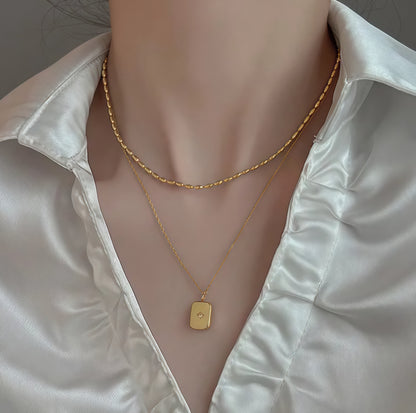Multilayer Beads Star Necklace