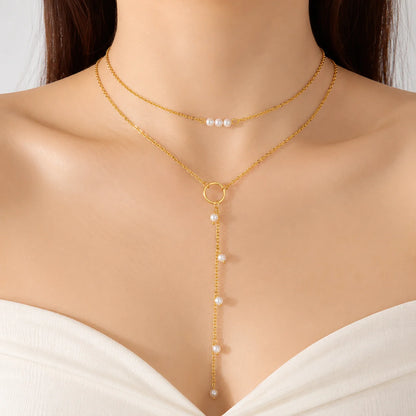 Elegant Pearl Jewellery Set