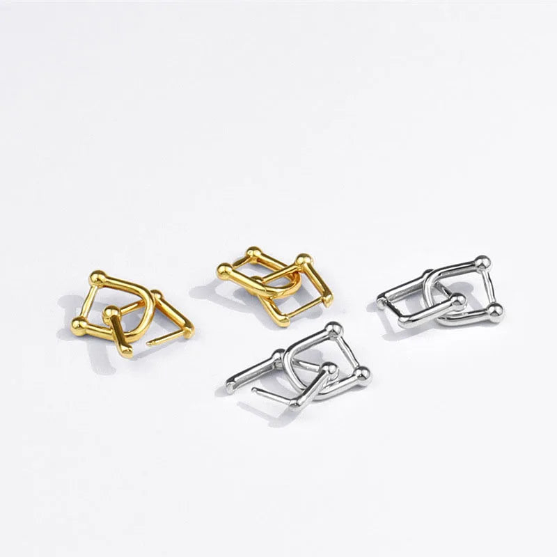 Double U-Shape Earrings