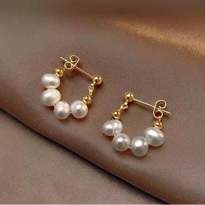 Irregular Pearl Earrings