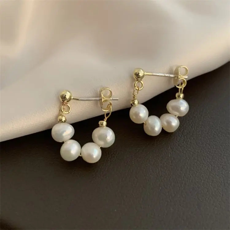 Irregular Pearl Earrings