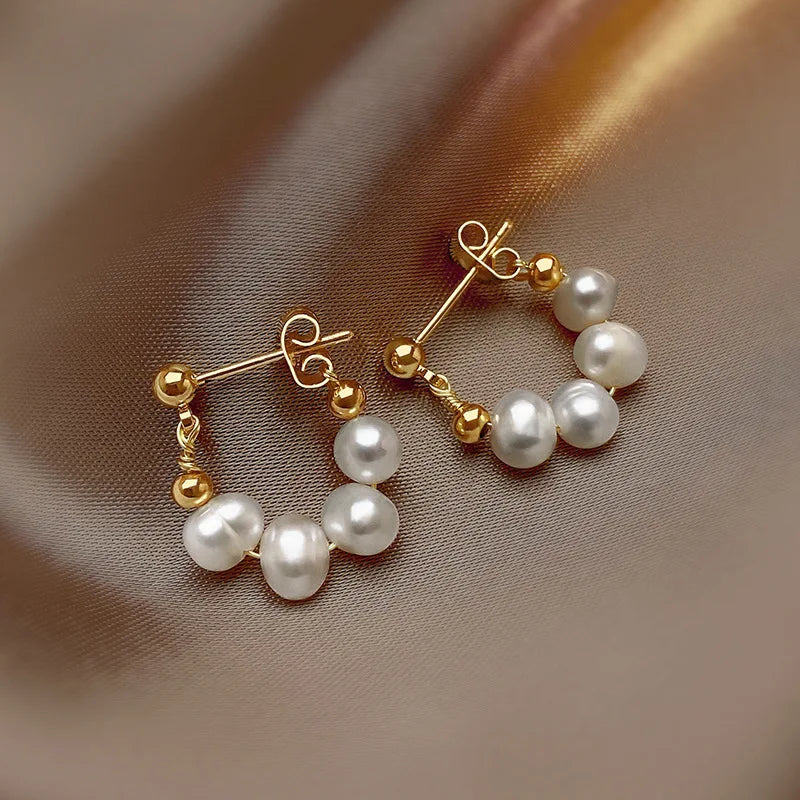 Irregular Pearl Earrings