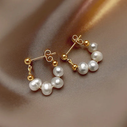 Irregular Pearl Earrings