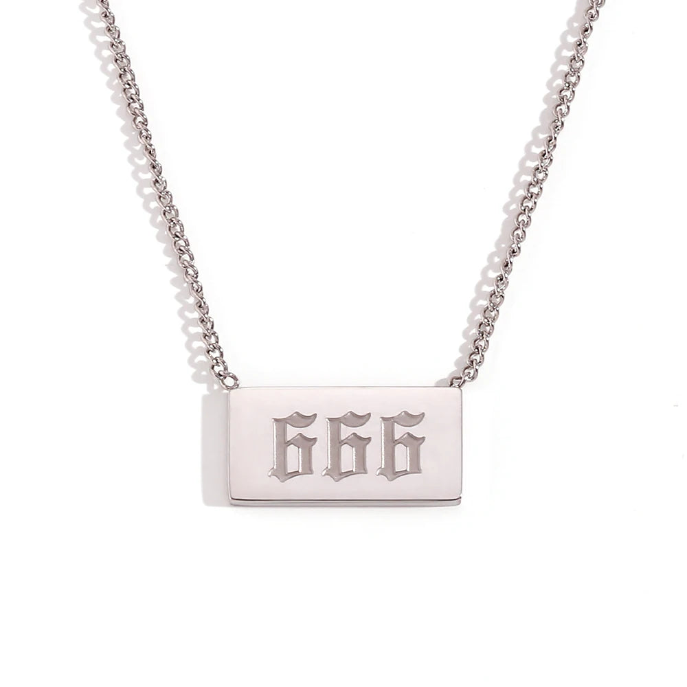 Angel Number Pendant Necklace