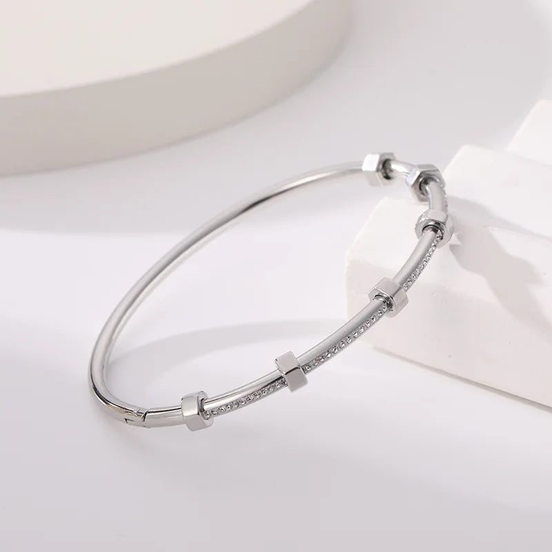 Round Stud Bangle