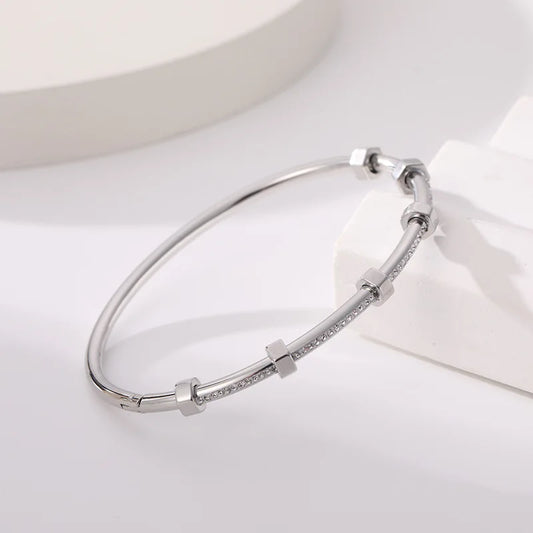 Round Stud Bangle