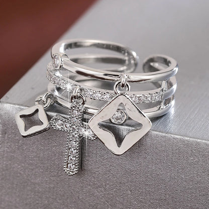 Adjustable Charms Ring