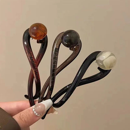 Hairpin Twist Bead Clip