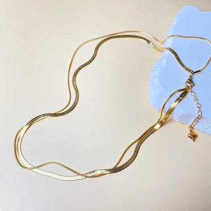Multilayer Letter Necklace