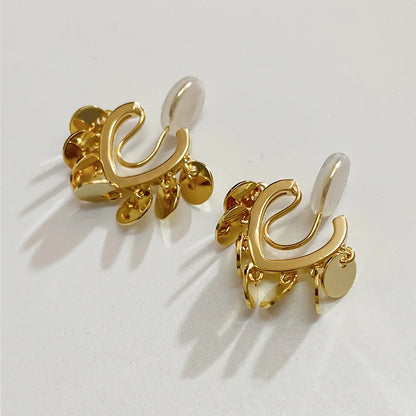 Disc Tassel Ear Cuffs