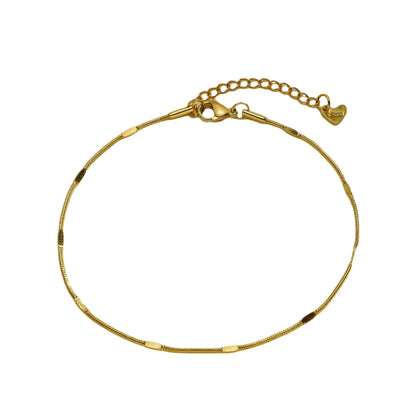 Fine Snake Chain Anklet