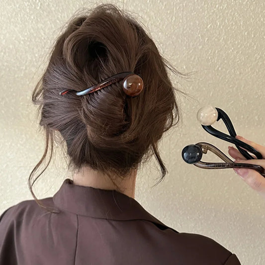 Hairpin Twist Bead Clip