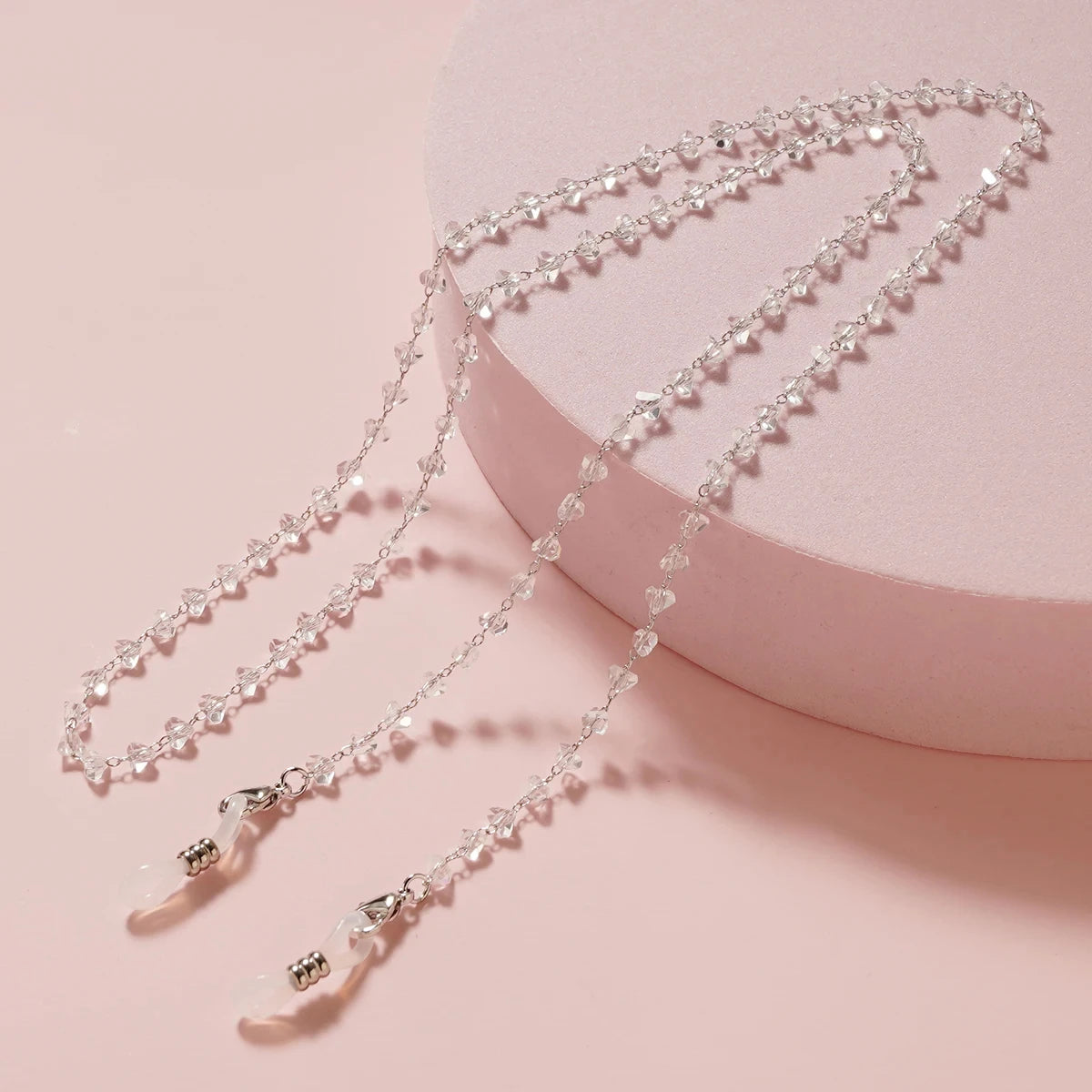 Crystal Beaded Glasses Chain