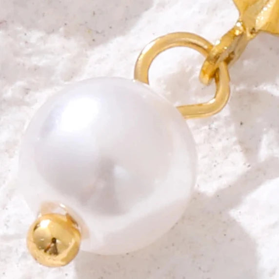 Double Pearl Earrings