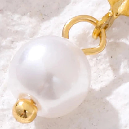 Double Pearl Earrings