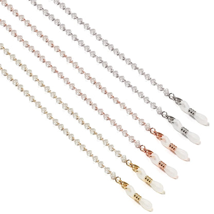 Crystal Beaded Glasses Chain