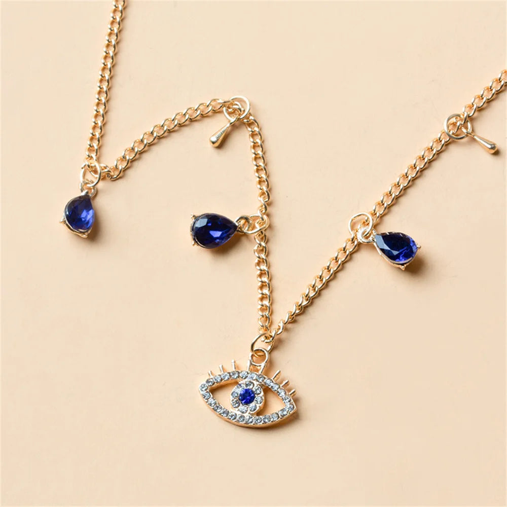 Blue Evil Eye Necklace