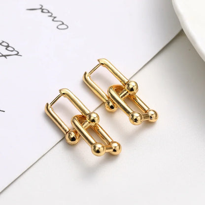 Double U-Shape Earrings