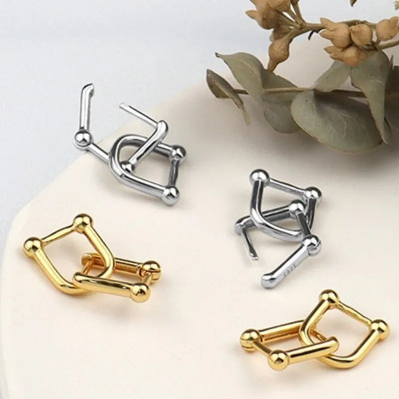 Double U-Shape Earrings