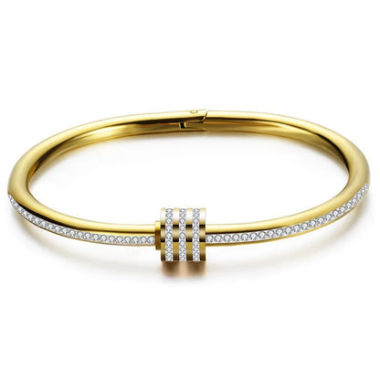 Diamanté Circular Bangle