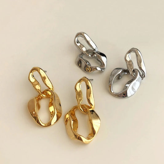 Irregular Double Oblong Earrings