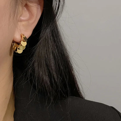 Disc Tassel Ear Cuffs