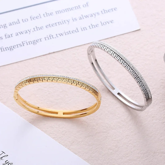 Vintage Geometric Bangle