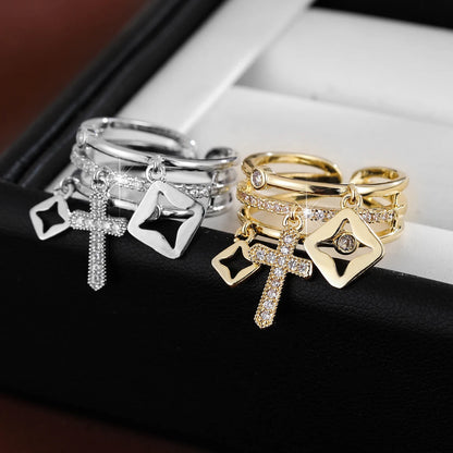 Adjustable Charms Ring